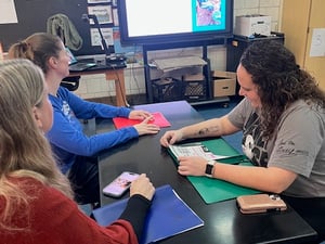 Staff attending PD